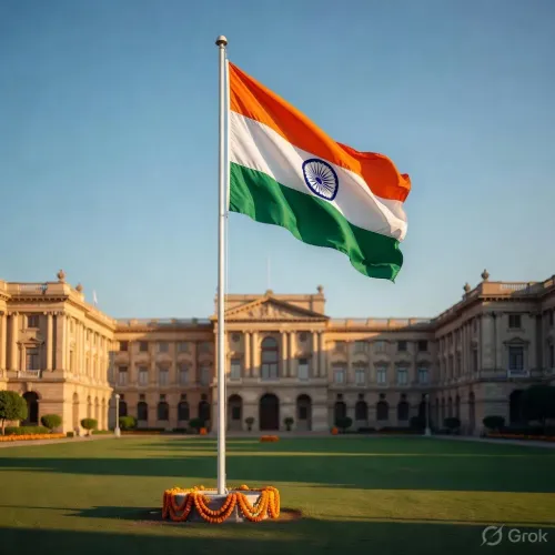 CM Bhupendra Patel hoists Tiranga under Har Ghar Tiranga 2026