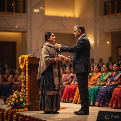CM Dhami Honours 48 Women at Teelu Rauteli and Anganwadi Awards