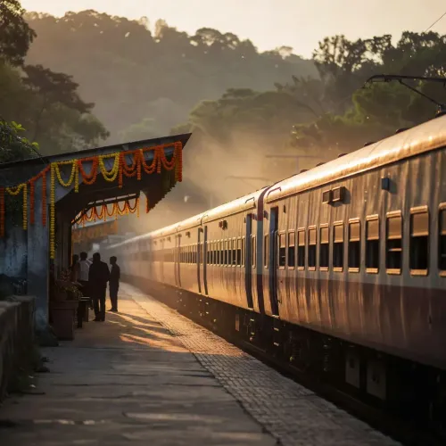 CM Sai flags off Rawghat–Raipur train and Raipur–Kurud service