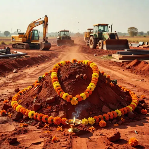 CM Sai Leads Bhoomi Pujan for Multiple Projects in Chhattisgarh