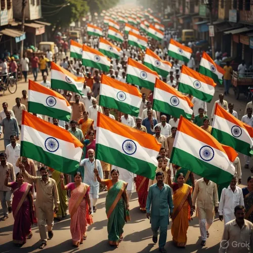 CM Samrat Choudhary leads Tiranga Yatra under Har Ghar Tiranga 2026
