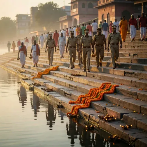 CM Yogi Orders Flag Marches, Zero-Tolerance Drive Ahead of Ganga Dussehra