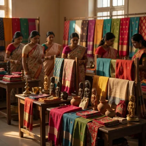 Giriraj Singh Lauds Tripura Women at National SARAS Mela