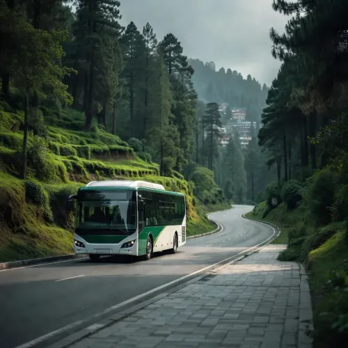 HP CM Office Rides Electric Bus to Dharamshala Circuit House