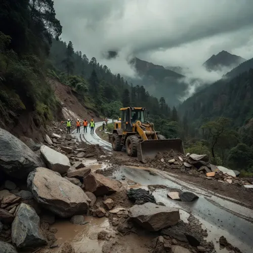 HP CM Orders Faster Relief, Road Restoration After Monsoon Damage