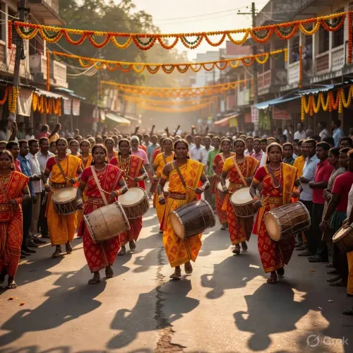 Jharkhand CMO: Adivasi Divas Procession Lights Up Ranchi