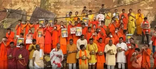 PM मोदी के 76वें जन्मदिन पर काशी में 76 बटुकों ने किया दुग्धाभिषेक, विधायक नीलकंठ बोले — सांस्कृतिक धरोहर के शिल्पी हैं मोदी