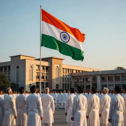 Kharge hoists flag at AICC HQ on Independence Day 2026