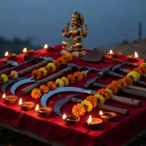 Pralhad Joshi greets Karnataka on Mahanavami and Ayudha Puja