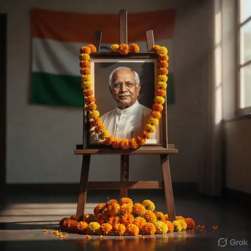 Rajnath Singh pays tribute to Kushabhau Thakre on birth anniversary