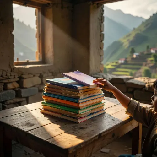 Rudraprayag's Book Donation Drive Draws Enthusiastic Public Support