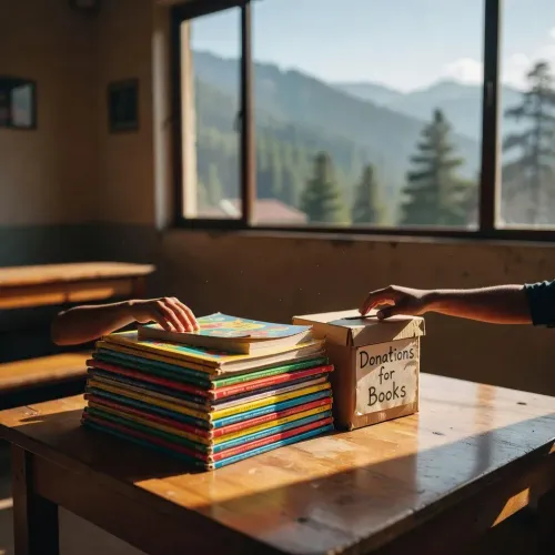 Rudraprayag's Book Donation Drive Wins Public Backing