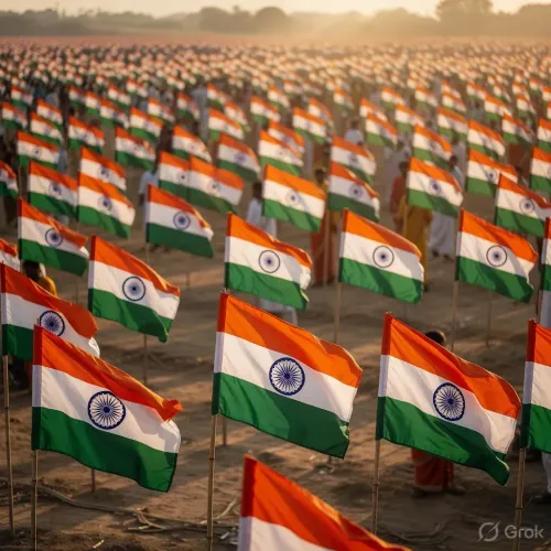 Sonowal Leads Tiranga Rally in Tengakhat Ahead of Independence Day