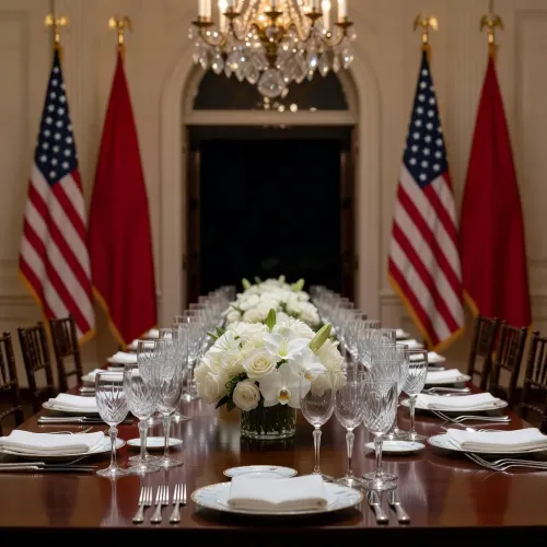 Trump and Melania Host China's Xi and Peng Liyuan at State Dinner
