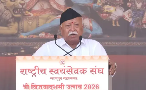 मोहन भागवत का नागपुर विजयादशमी उत्सव में संबोधन: नई पीढ़ी नशे की गिरफ्त में, OTT पर नियंत्रण ज़रूरी