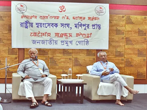 How is Mohan Bhagwat Promoting Social Unity at the Manipur Tribal Leadership Meet?