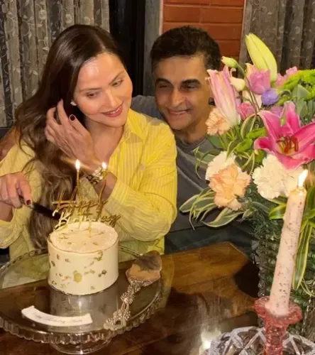 Mohnish Bahl Marks 34 Years With Wife Aarti in Intimate Celebration