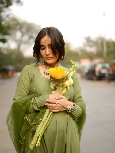 Is Mom-to-be Surbhi Jyoti Radiating Beauty with Her Baby Bump?