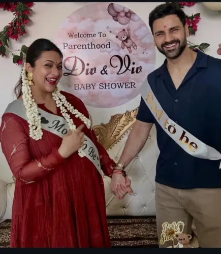 Divyanka Tripathi Dahiya Shines with Pregnancy Glow at Surprise Baby Shower