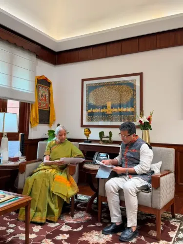 MoS Pabitra Margherita Calls on FM Sitharaman at Parliament