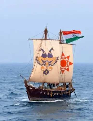 Sanjay Seth Flags Off INSV Kaundinya After Historic Oman Voyage