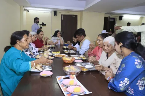 NDMC V-C Chahal plants trees, dines with seniors on Mother's Day