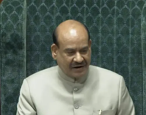 Was the Motion of Thanks on the President's Address Passed in LS During Opposition Protests?