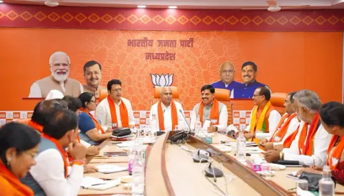 Biplab Kumar Deb chairs first MP BJP core group meet in Bhopal
