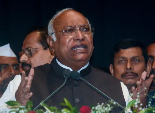 BJP protests in Bhopal over Kharge's remarks on PM Modi's father