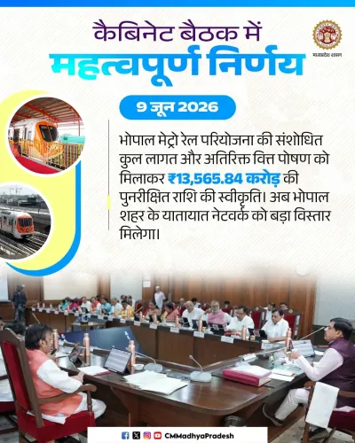 MP Cabinet Decisions Shared by CM Mohan Yadav's Office