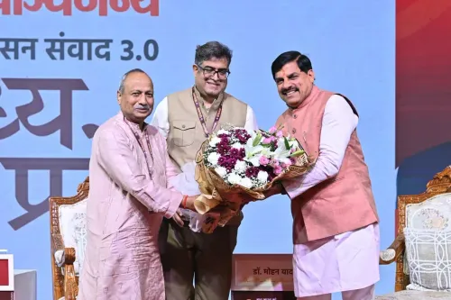 MP CM Mohan Yadav at Panchjanya's Sushasan Samvad 3.0