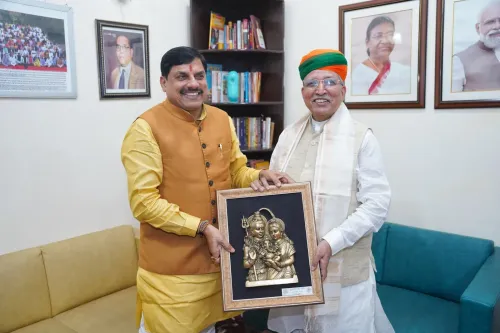 MP CM Mohan Yadav calls on Law Minister Meghwal in Delhi