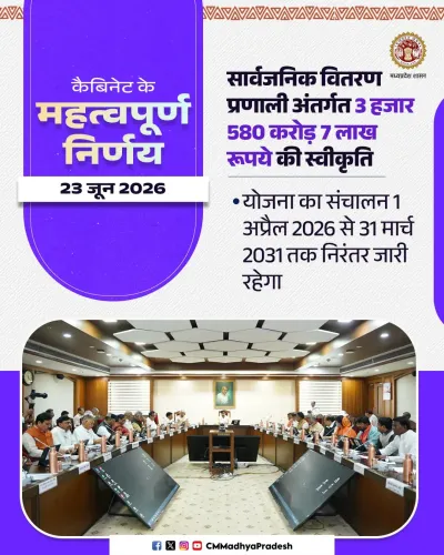 MP CM Mohan Yadav Chairs Cabinet Meeting in Bhopal