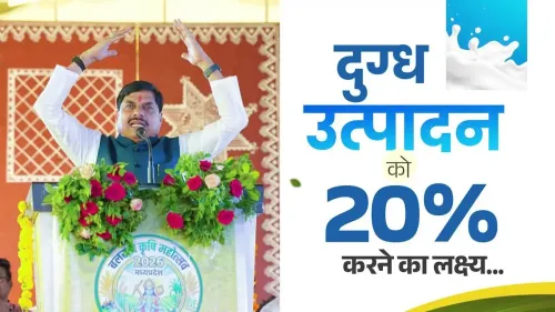 MP CM Mohan Yadav eyes 20% national milk share for state