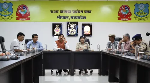 MP CM Mohan Yadav Reviews Flood Rescue Ops from Bhopal Situation Room