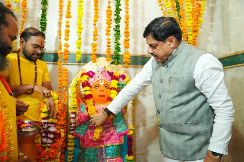 MP CM Mohan Yadav Visits Hazaari Hanuman Temple in Ujjain