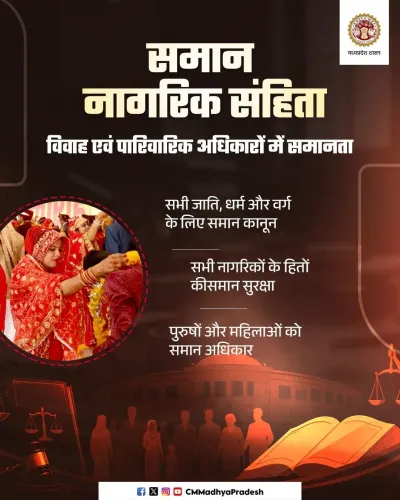 MP CM Office Raises Equality in Marriage and Family Rights