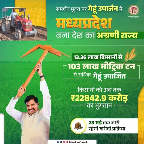 MP CM Office: State Leads India in Wheat Procurement