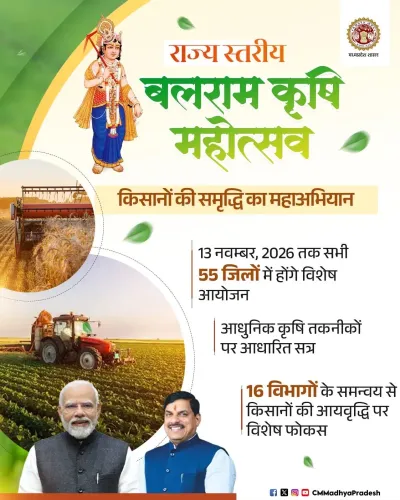 MP CM's Office Launches Balram Krishi Mahotsav for Farmers