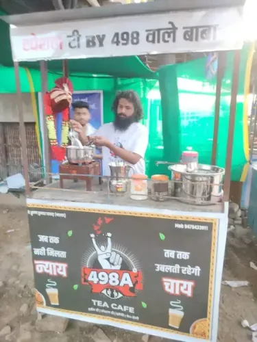 Why is a Youth in Neemuch Brewing Tea Handcuffed?