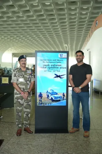 Did MS Dhoni Wish the Best for the Vande Mataram CISF Coastal Cyclothon-2026?
