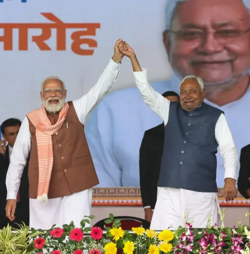 What are PM Modi's wishes for Nitish Kumar's new term as Bihar CM?