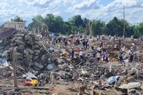 म्यांमार: नामखाम में विस्फोटक गोदाम फटा, 46 की मौत — 6 बच्चे भी शिकार, 70 से अधिक घायल