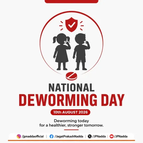 Nadda calls for whole-of-govt push on National Deworming Day