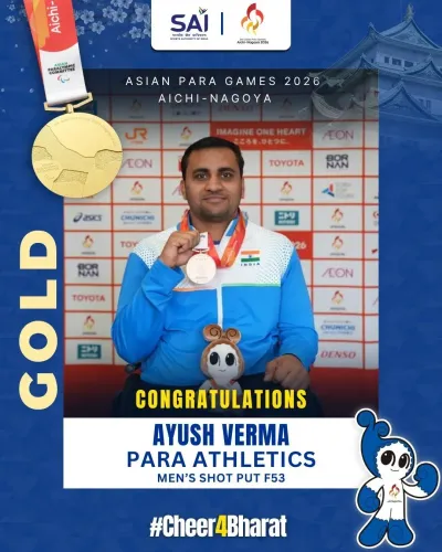 Nadda hails Ayush Verma's Gold in Shot Put F53 at Asian Para Games