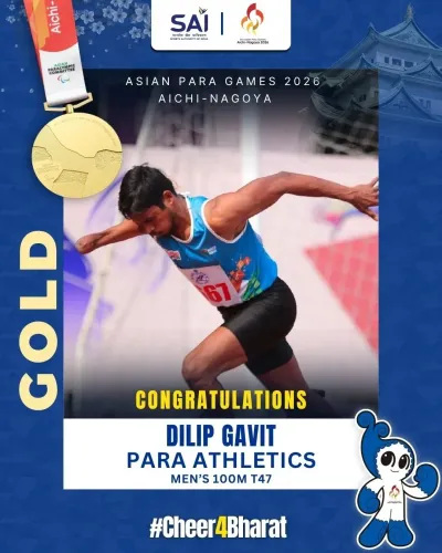 Nadda hails Gavit's gold, Morssinganakath's silver at Asian Para Games