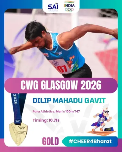 Nadda Hails India's Para Athletics Double Podium at CWG 2026