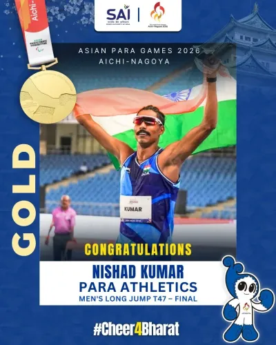 Nadda Hails Nishad Kumar's Para Asian Games Long Jump Gold