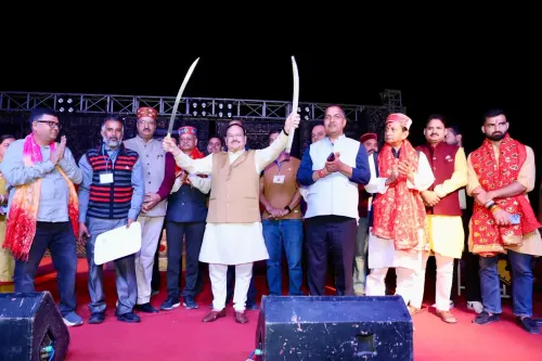 Nadda joins Dussehra celebrations in Bilaspur, HP
