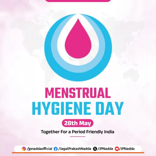 Nadda marks Menstrual Hygiene Day, cites NHM efforts